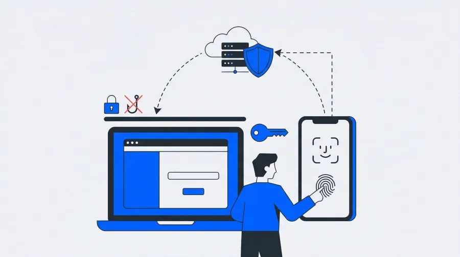 Passkeys: FIDO2 Biometric Authentication — Device, Cloud, and Fingerprint